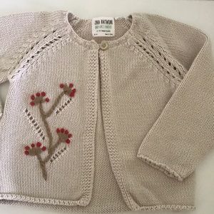 Baby cardigan sweater